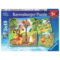 Disney Ravensburger 3 X 49pc Puzzles Winnie The Pooh