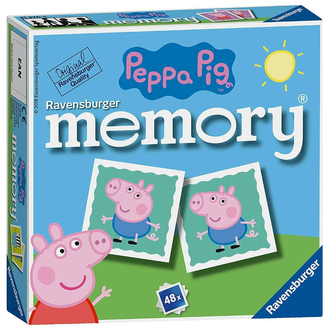 Ravensburger Mini Memory Game Peppa Pig 3 Ravensburger Mini Memory Game Peppa Pig