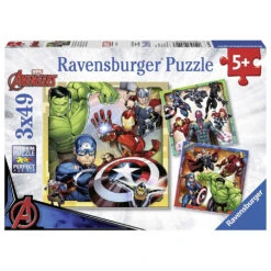 Ravensburger 3 X 49pc Puzzles Marvel Avengers