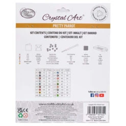 Crystal Art Card Kit - Pretty Parrot -TOYS'N'TUCK SALE 191430 b3decc06 243e 44e1 b83d 246062b8ec92