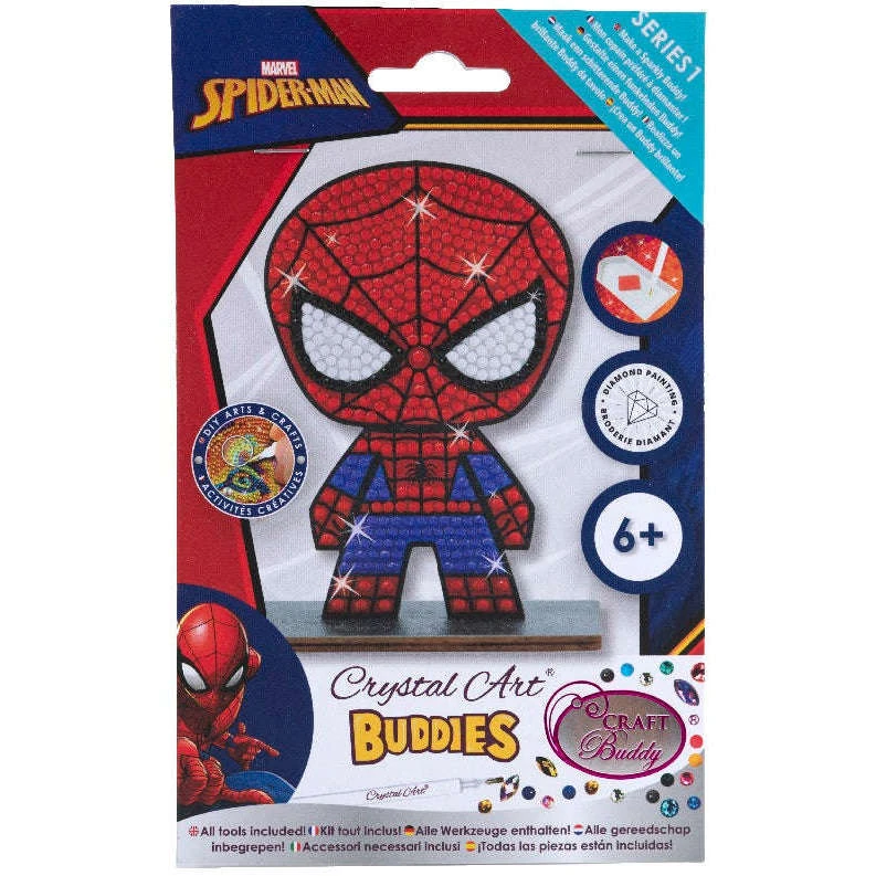 Crystal Art Buddies Marvel Series 1 - Spiderman 8 Crystal Art Buddies Marvel Series 1 - Spiderman - Image 6
