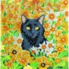 Crystal Art Card Kit - Cat Amongst The Flowers -TOYS'N'TUCK SALE 211180 376ac617 b101 4e1e 9acb 242691297dc7