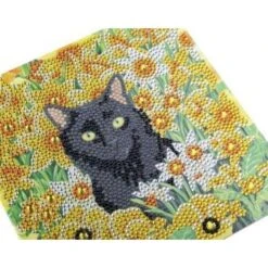 Crystal Art Card Kit - Cat Amongst The Flowers -TOYS'N'TUCK SALE 211180 72d61120 0f4f 43dd af8f 3eb27ae3a37b