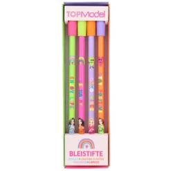 Top Model Pencil-Set With Eraser-Topper