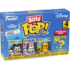 Bitty Pop! Disney 4 Pack - Mickey Mouse, Minnie Mouse, Pluto And Mystery Bitty