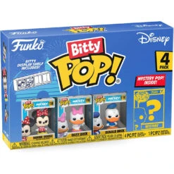 Bitty Pop! Disney 4 Pack - Minnie Mouse, Daisy Duck, Donald Duck And Mystery Bitty
