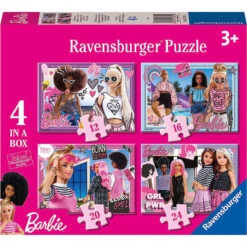 Ravensburger 4 Puzzles In A Box Barbie