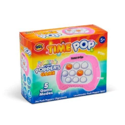 Time Pop Light Up Push Poppers Game - Pink