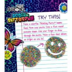 Crazy Aaron's Thinking Putty - Social Butterfly -TOYS'N'TUCK SALE 374470 871ca30e 5544 40b9 ad1a eb0f447cfe36