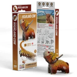 Eugy 3D Model 106 Highland Cow