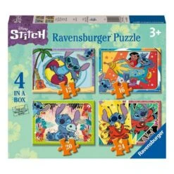 Ravensburger 4 Puzzles In A Box Stitch Vacay Mode
