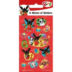 6 Sheet Sticker Pack - Bing