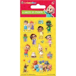 6 Sheet Sticker Pack - Cocomelon