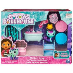 Gabby's Dollhouse - MerCat Primp & Pamper Bathroom