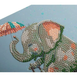 Crystal Art Card Kit - Cute Baby Elephant -TOYS'N'TUCK SALE 415870 c537133a 9d6f 42c8 9491 5cc37d9d6ede