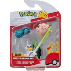 Pokemon Battle Figure Set - Beldum,Sirfetch'D,Clefairy