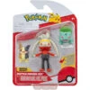 Pokemon Battle Figure Set - Morpeko,Raboot,Bulbasaur