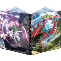 Pokemon Ultra Pro 9 Pocket Portfolio - Scarlet & Violet Roaring Moon & Iron Valiant