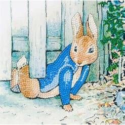 Crystal Art Card Kit - Peter Rabbit Under The Gate