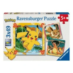 Ravensburger 3 X 49pc Puzzles Pokemon