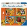 Disney Ravensburger 4 Puzzles In A Box The Lion King