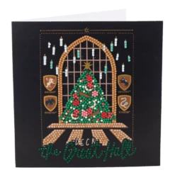Crystal Art Harry Potter Festive Card Kit - The Great Hall
