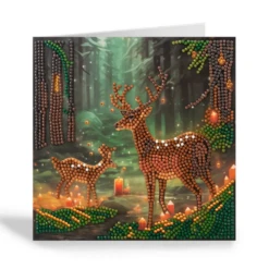 Crystal Art Card Kit - Enchanted Forest