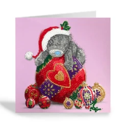Crystal Art Me To You Festive Card Kit - Bauble Bliss
