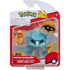 Pokemon Battle Figure Set - Charmander Metang Kabuto