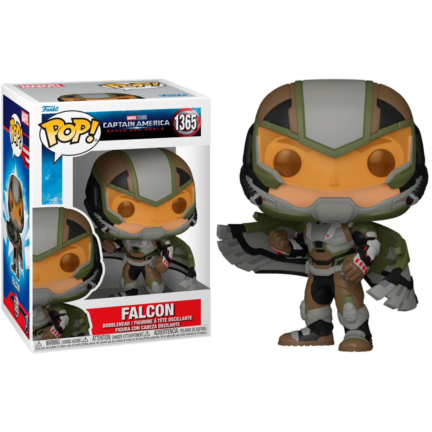 Pop! Vinyl - Marvel Captain America Brave New World - Falcon 1365 3 Pop! Vinyl - Marvel Captain America Brave New World - Falcon 1365