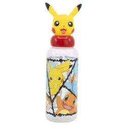 Plastic Drinks Bottle - 3D Pokemon Figurine