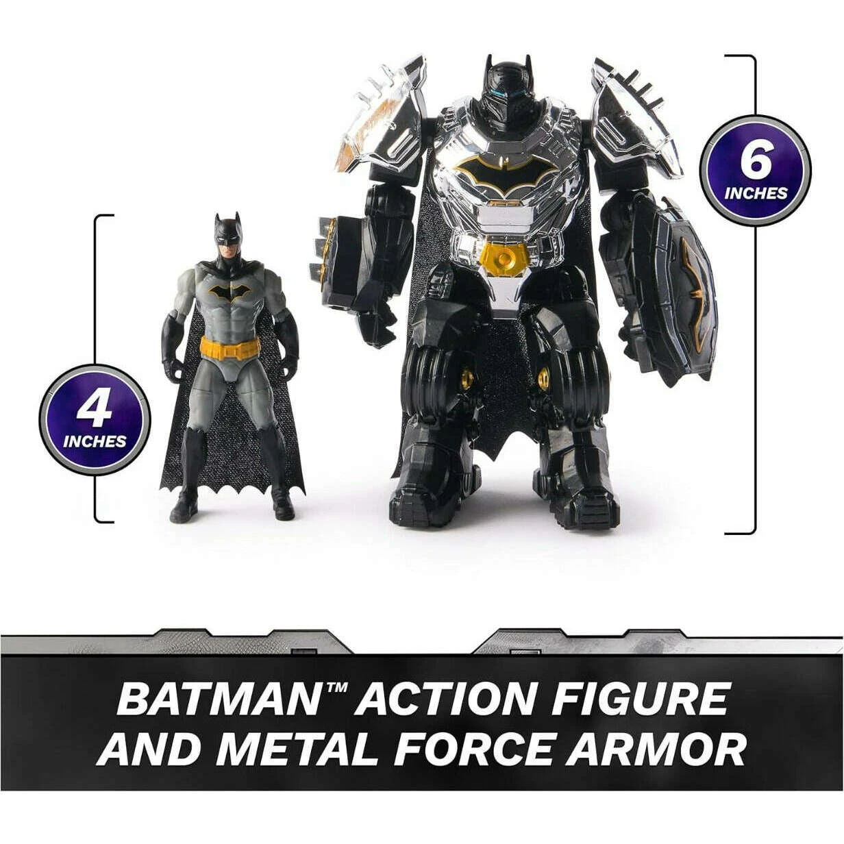 DC Metal Force Batman With Armour 5 DC Metal Force Batman With Armour - Image 3