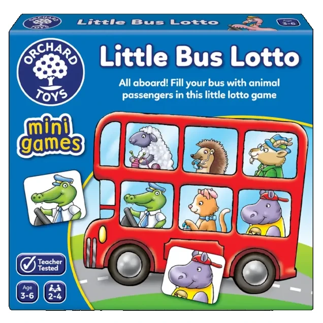 Orchard Toys Little Bus Lotto 3 Orchard Toys Little Bus Lotto