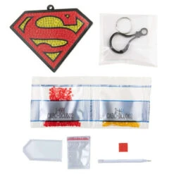 Crystal Art Bag Charms DC - Superman Logo 10 Crystal Art Bag Charms DC - Superman Logo -TOYS'N'TUCK SALE 533230 1e8d0e71 be1d 49d2 8e42 5f04c897af01