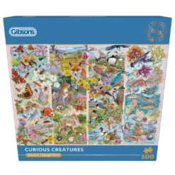 Gibsons 500 Piece Puzzle Curious Creatures -TOYS'N'TUCK SALE 534010 dc786e73 3c3b 48a9 a13b f1c01005d022
