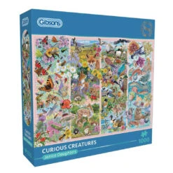 Gibsons 1000 Piece Puzzle Curious Creatures