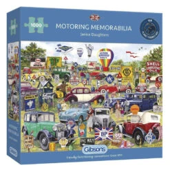 Gibsons 1000 Piece Puzzle Motoring Memorabilia