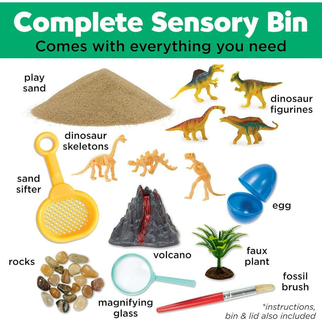 Creativity For Kids Sensory Bin Dinosaur Dig 6 Creativity For Kids Sensory Bin Dinosaur Dig - Image 4