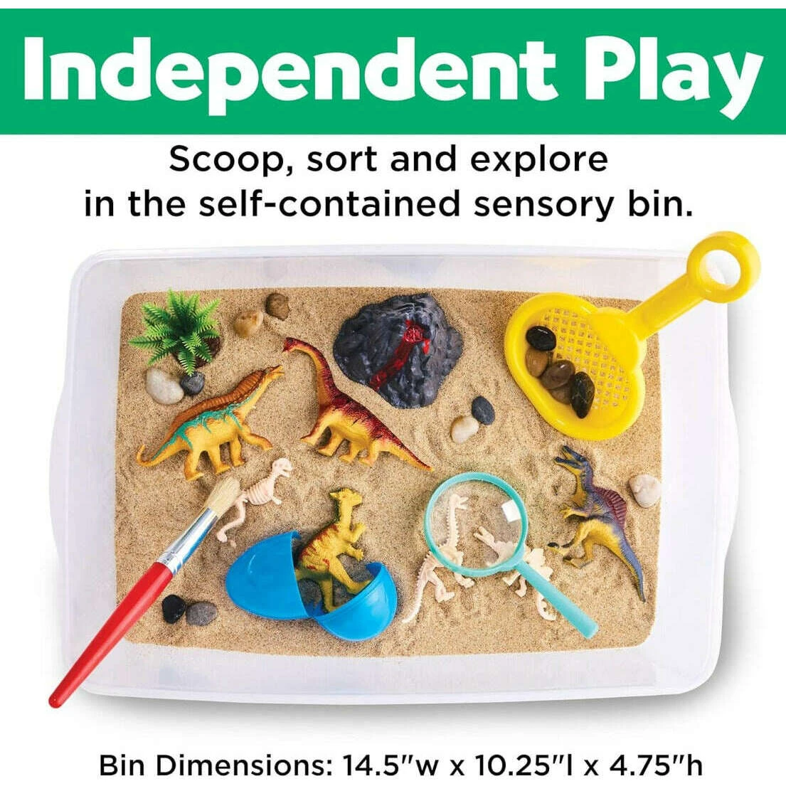 Creativity For Kids Sensory Bin Dinosaur Dig 4 Creativity For Kids Sensory Bin Dinosaur Dig - Image 2