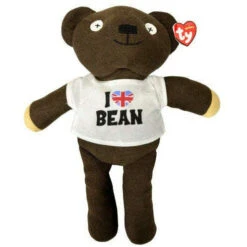 Ty Beanie Mr Bean Teddy ( I Heart Bean T-Shirt )