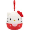Squishmallows Hello Kitty And Friends 3.5 Inch Clip-on Plush - Hello Kitty