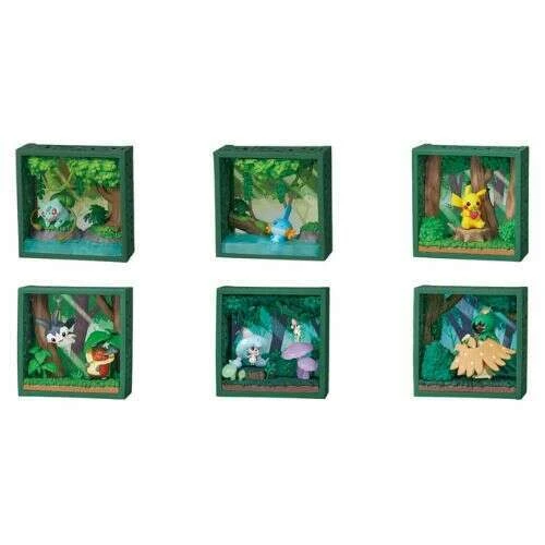 Re-ment Pokemon Frame Deep Woods Box 4 Re-ment Pokemon Frame Deep Woods Box - Image 2