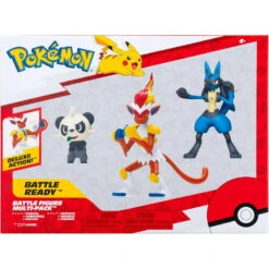 Pokemon Battle Figure Multi-Pack - Pancham Lucario Infernape