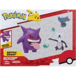 Pokemon Battle Figure Multi-Pack - Gengar Misdreavus Alolan Marowak