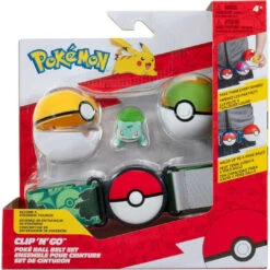 Pokemon Clip 'N' Go Poke Ball Belt Set - Bulbasaur