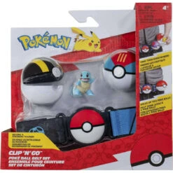 Pokemon Clip 'N' Go Poke Ball Belt Set - Squirtle