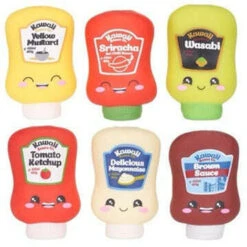 Kawaii Sauce Bottle Squishies