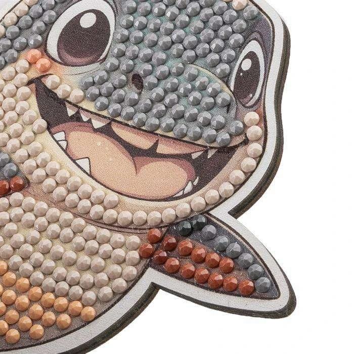 Crystal Art Wildlife Buddies Misunderstood Series 5 - Shark 5 Crystal Art Wildlife Buddies Misunderstood Series 5 - Shark - Image 3