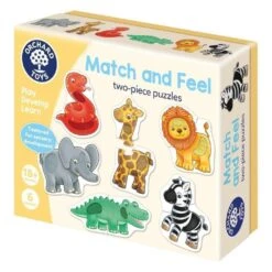 Orchard Toys Match And Feel Two-Piece Puzzles