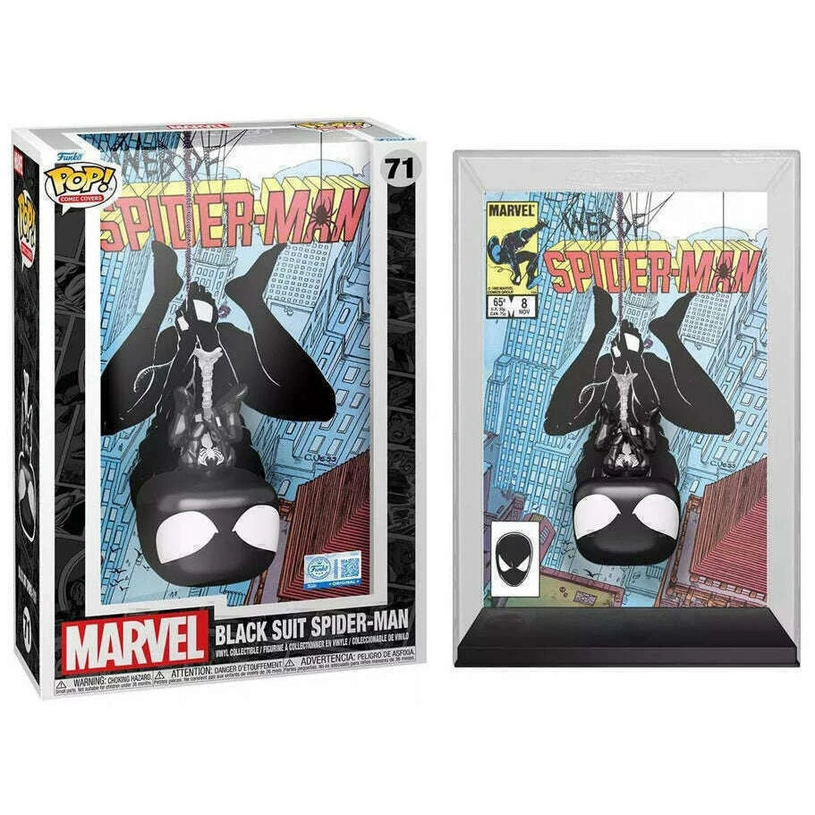 Pop! Vinyl - Marvel Comic Covers - Black Suit Spider-Man 71 3 Pop! Vinyl - Marvel Comic Covers - Black Suit Spider-Man 71